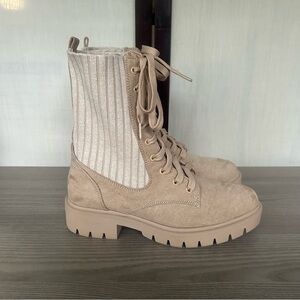 Esprit Ana Women's Sweater Knit Combat Boots